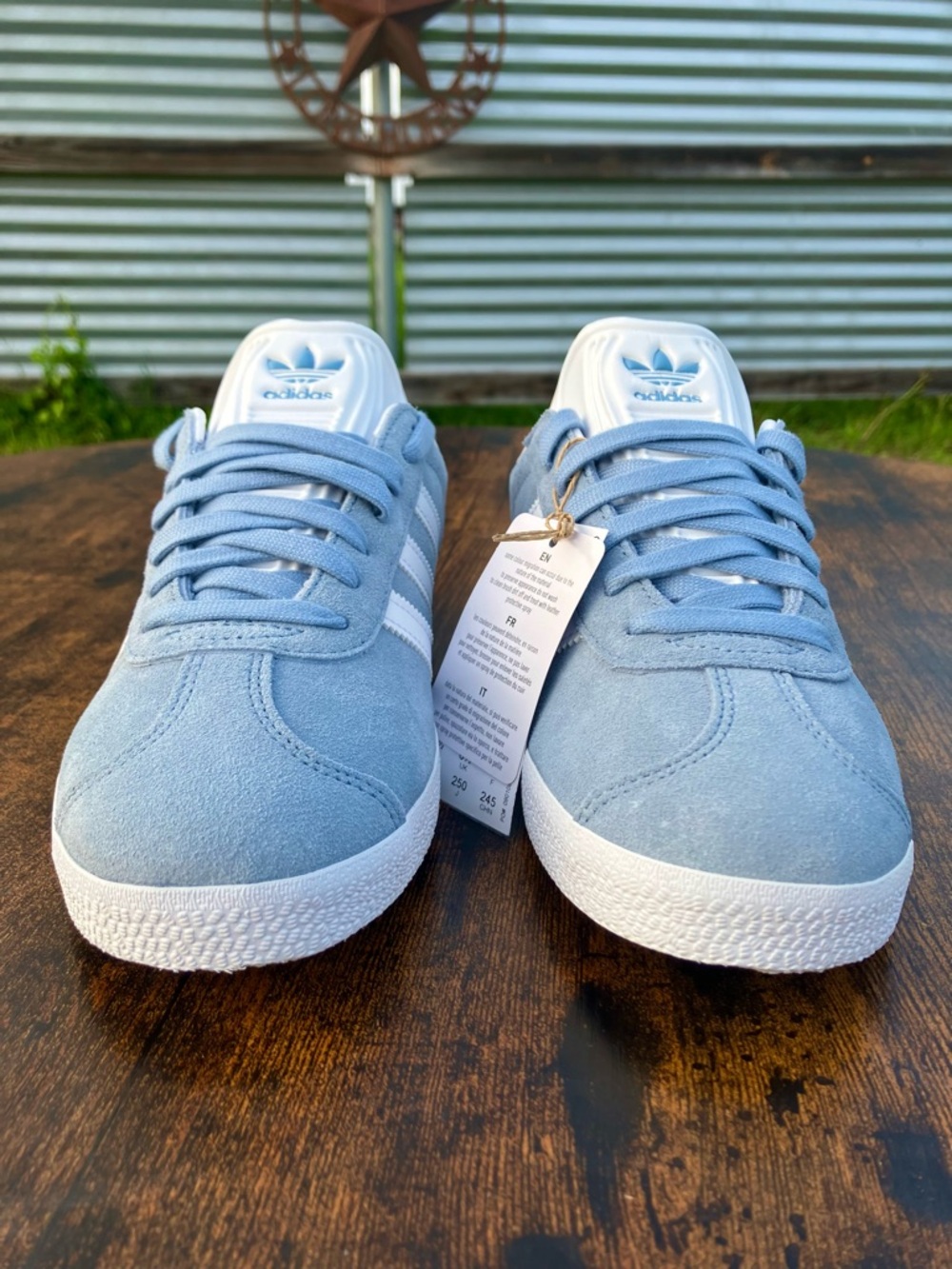 Adidas Gazelle ‘Tactile Blue White’ – Men’s Sz 7, Woman’s Sz 9, NEW - Picture 4 of 9